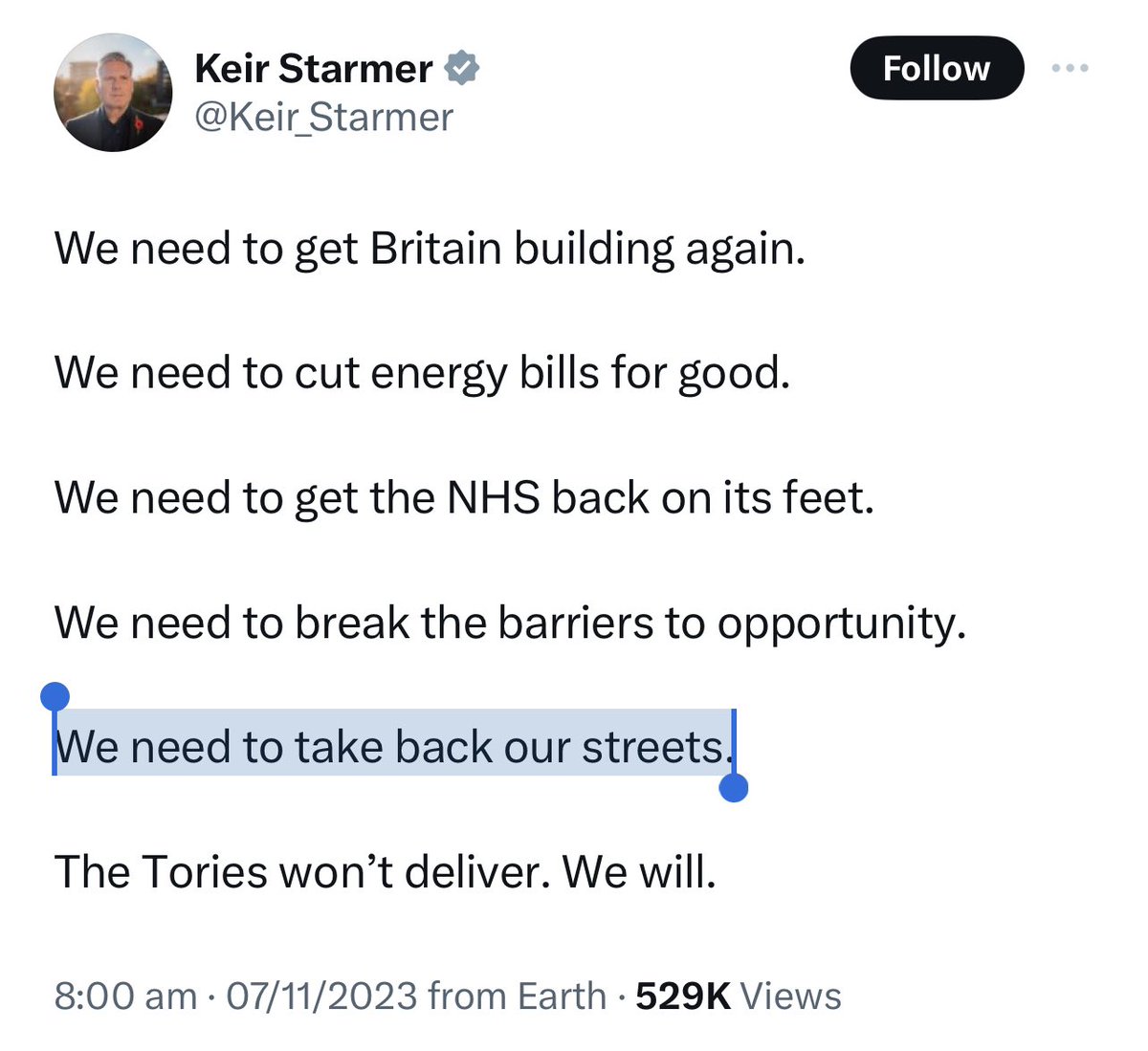 James Roberts tweet media