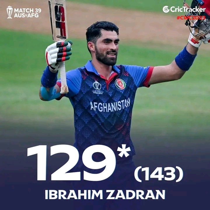 Razabhai56's tweet photo. Ibrahim Zadran's magnificent innings, combined with a powerful cameo from Rashid Khan, power Afghanistan to their highest-ever total in ODI World Cups.

Australia requires 292 to secure a spot in the Semifinals.
#AFGvAUS #Cricket #WC23 https://t.co/9V75MUfjeX