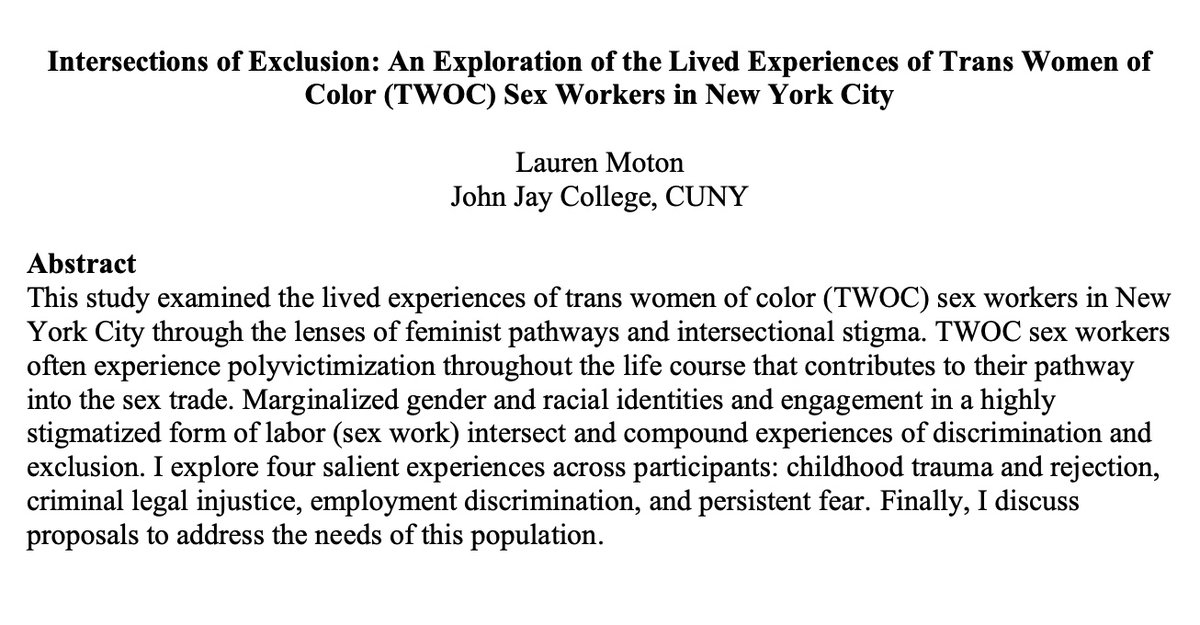 Congratulations to <a href="/LaurenMoton/">Dr. Lauren Moton</a>, who was recently awarded the Division of Queer Criminology's Student Paper of the Year Award for her solo-authored piece! 

We're also sending a big shout-out for her upcoming dissertation defense TOMORROW –you've got this, Lauren!🎓