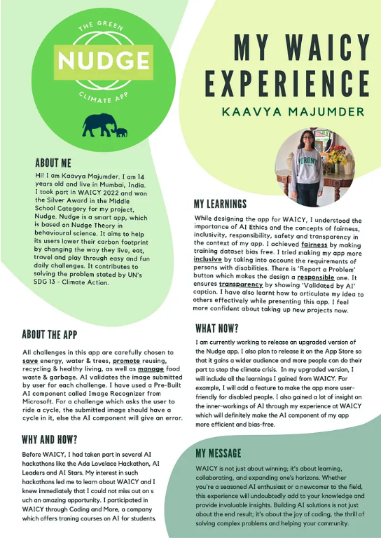 WAICY: Young Minds, Mighty AI Ideas tweet media