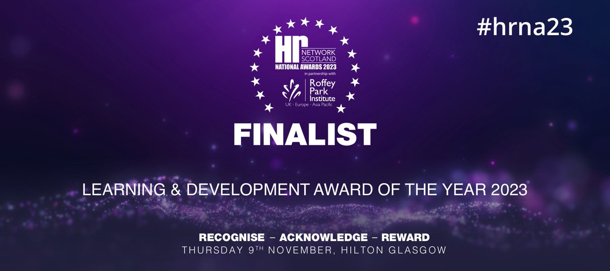 Good luck to our Professional Administration Transformation Programme and Learning & Education teams who are attending the HR Networks annual awards this Thursday! Congrats to both who have been recognised as finalists for the Learning & Development award of the year for 2023.