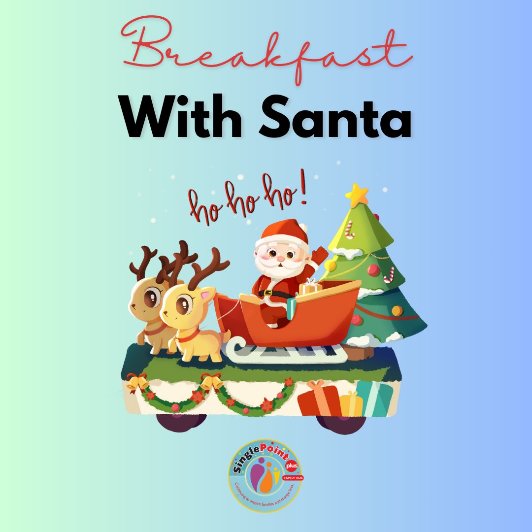 SinglePoint's 'Breakfast with Santa' special is coming back for Christmas 2023! 🎄🎅🎁

Don't miss the chance to enjoy a feel good, festive family time and experience a fabtastic breakfast with Santa! ⛄🥣

Event Date: Saturday 16th December 🗓️

#SaveTheDate #Christmas2023 #Xmas