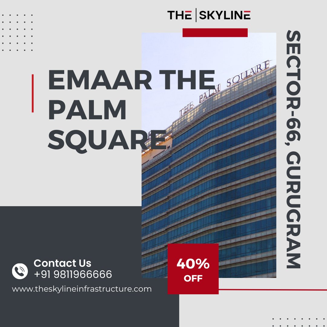 Explore ready-to-move retail and office spaces at Emaar MGF Palm Square in Sector 66, Gurgaon. Your business's new home awaits!
📞 : +919811966666
#theskylineinfrastructure #Commercial #Lease #Leaseproperty #Emaarthepalmsquare #Officespace #RetailShop #Corporate #Gurugram