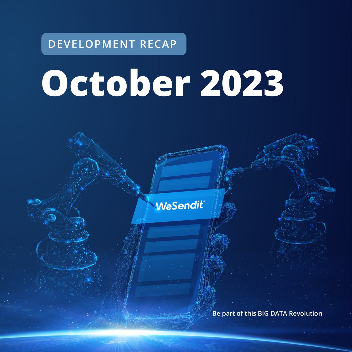 WeSendit's tweet photo. Development Recap - WeSendit 3.0
100% Branding service ✅
Documentation complete 📚
Reward concept for web3 users in progress 💎
Storj integration investigation done 🌐
First web3 storage provider implementation begins 📦

🔥 Feature Extensions:
User notifications now in-app 📢
Expanding the notification center 🚀

✨ Improvements:
New Subscription plans ✨
UI/UX enhancements 🎨

🐞 Bug Hunt:
No bugs in sight! 🚫

Exciting progress on our WeSendit 3.0 project! Stay tuned for more. #Update #Development #Tech #Innovation #WeSendit