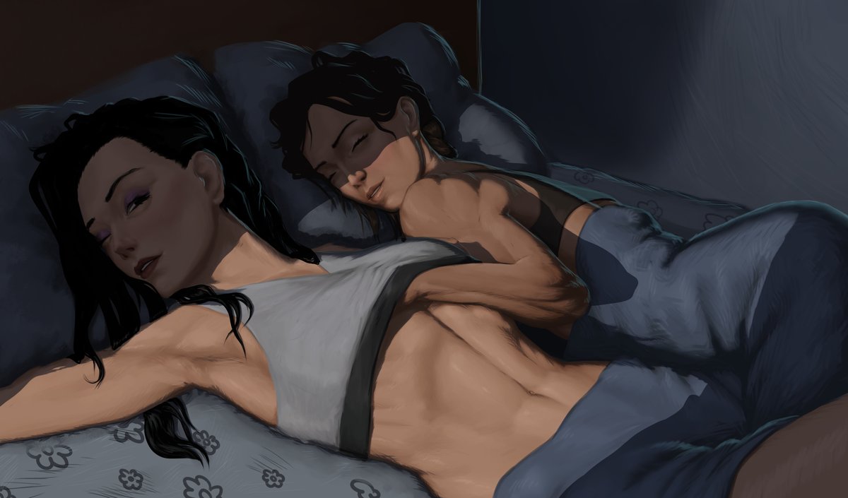 hwordin's tweet photo. Besties :D

#thelegendofkorra #AvatarTheLastAirbender #korrasami #korra #asami #sleeping #Fanart https://t.co/qmw8XgSwgU