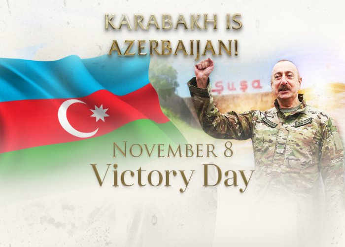 AHabibbayli's tweet image. 30 il həsrətində olduğumuz #Zəfər Günümüz mübarək !

Vətən uğrunda canından keçən bütün şəhidlərimizin ruhu şad olsun !

#8November is the #VictoryDay in Azerbaijan
#HappyVictoryDay  #ZəfərGünü #KarabakhisAzerbaijan