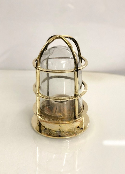 Excited to share the latest addition to my #etsy shop: Nautical Marine New mount Brass Vintage style Passageway Ship Light etsy.me/40oPUg5 #gold #bedroom #artdeco #glass #yes #clear #downrod #bathroomlight #livingroomlight