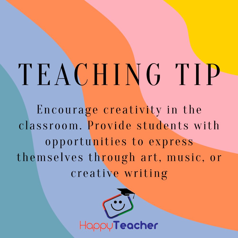 How do you foster creativity in your lessons? Share your ideas! 🎨📝 #TeachingTip #CreativityInLearning