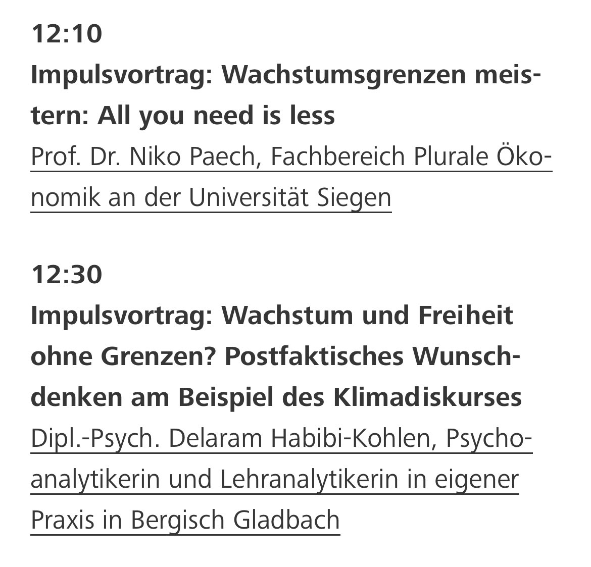 Morgen Lunchtalk der @DPtVBund zu „Grenzen des Wachstums“