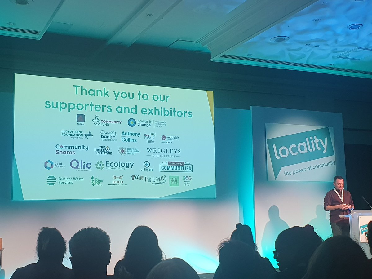 A really huge thank you to all our #Locality23 supporters and exhibitors. They believe in the #PowerOfCommunity, they help Locality members with expertise and advice, and without them we couldn't do what we do. If they weren't supporting us there would be no Convention!