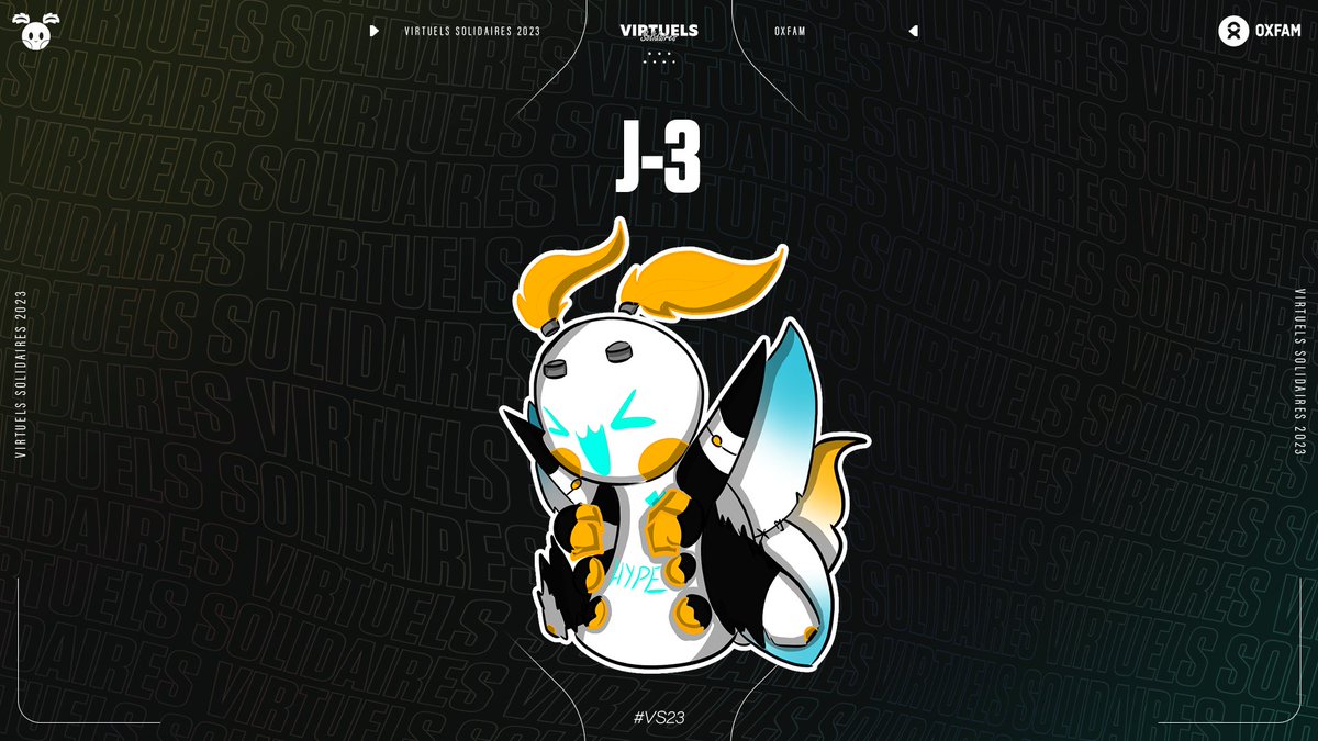 VrtSolidaires's tweet photo. J-3 avant #VS23 !! Vous êtes hype?? Nos streamers oui !! Rendez-vous Vendredi 10 Novembre !!
#VirtuelsSolidaires https://t.co/qtcw2MyT9Z