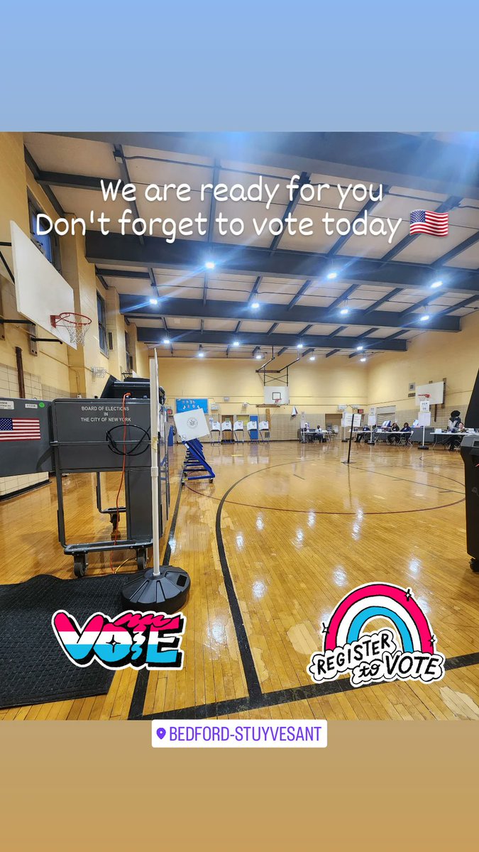 Election day is here! 🇺🇲🗽 First time working in Brooklyn, since I moved to Bed-stuy

#ElectionDay2023 #ElectionDay #rockthevote #nyc #newyork #Brooklyn #BedfordStuyvesant #bedstuy #realestateagent #realestate