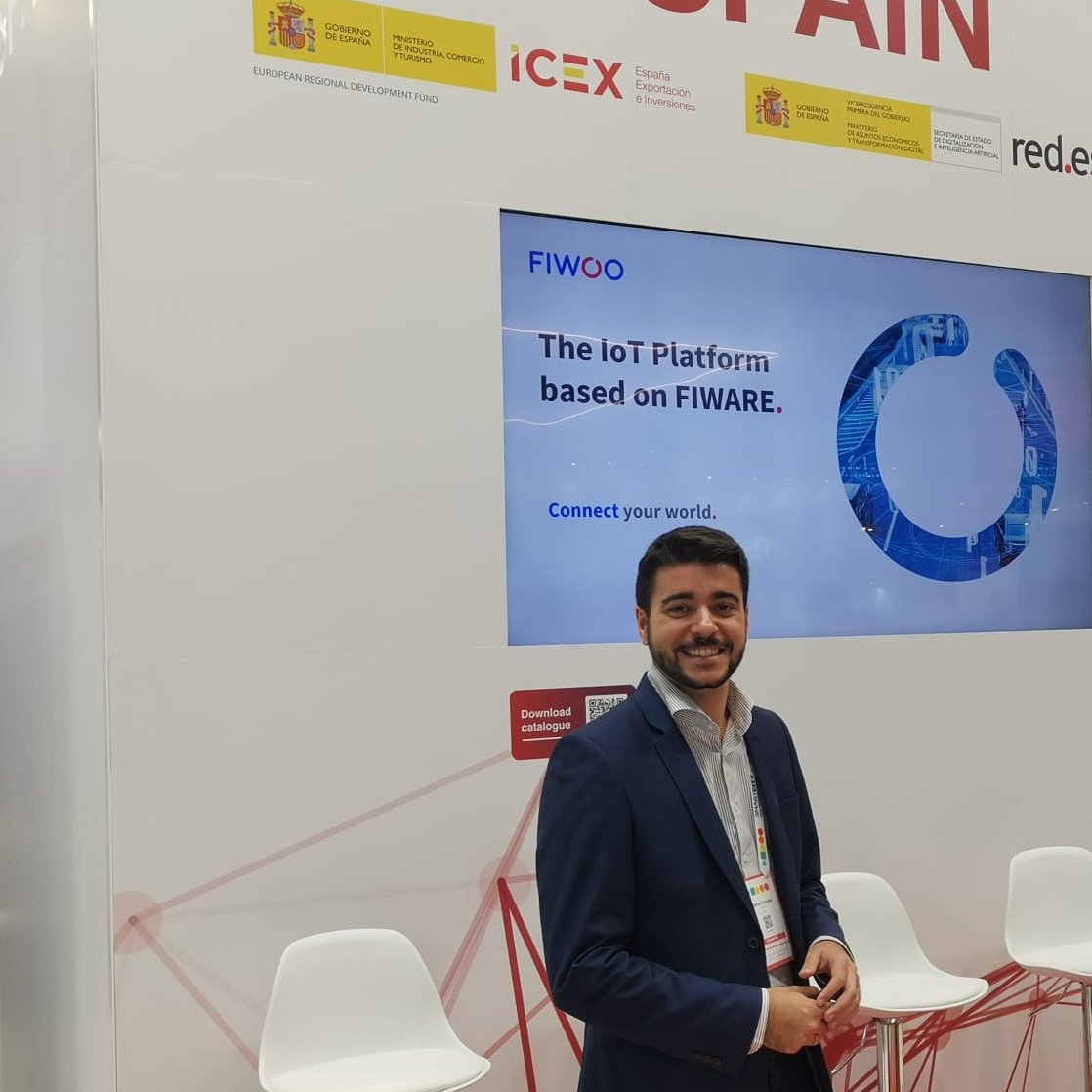 ¡La espera ha terminado! 🙌

Hoy arranca la primera jornada del #SCEWC23 🏙️

Nuestro CEO <a href="/CarlosCorri11/">Carlos Corrales</a>, junto con nuestro partner <a href="/Woover_ES/">Woover</a>, ha estado en el Pabellón de España presentando nuestra <a href="/FIWOO_Platform/">FIWOO</a>.

📍 Stand 100, Hall 2

  ¡Ven y conócenos! 🚀

  <a href="/LuisCondeGaldo/">Luis Conde Galdó</a>