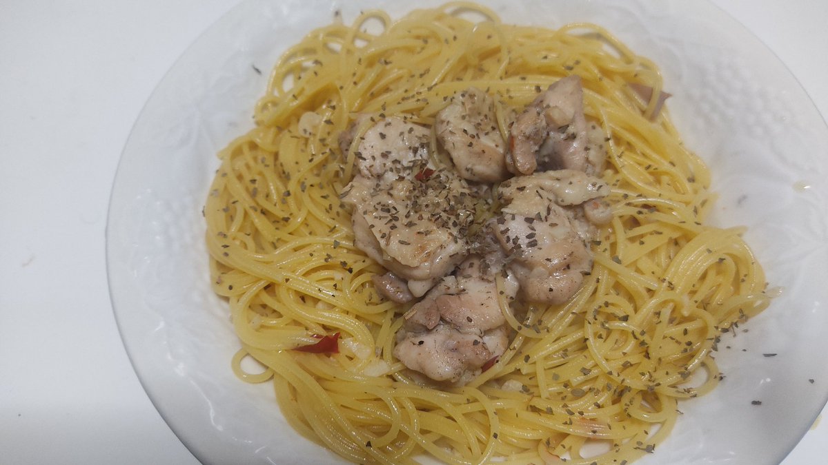 鶏肉のパスタァァァァ！！！