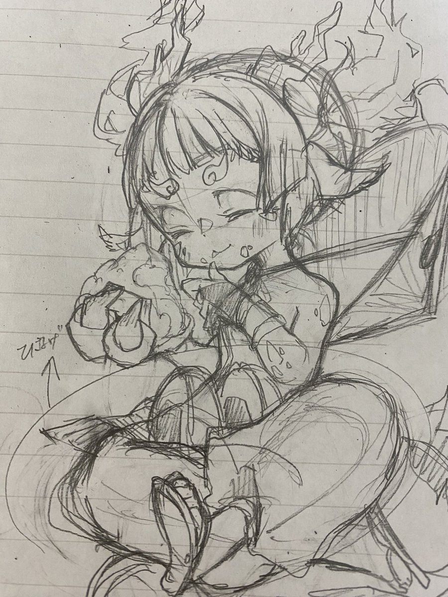 龍っ子のキャラデザ考え始めてる🐲属性違いで6枚出したい目標✒️