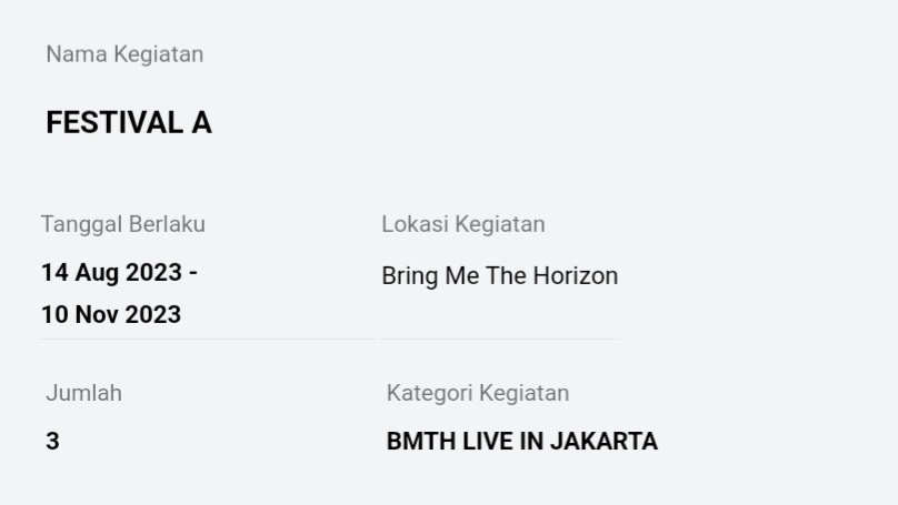 Mursyid210's tweet photo. ❗️WTS❗️Want to Sell
BMTH Fest A Day 1 (10 NOV)
Underprice nego DM
WTB WTS BMTH Bring Me The Horizon
#bmthindo #bmthjakarta #bmthinjakarta #wtsbmth #wtbbmth https://t.co/cFr0eooeqo