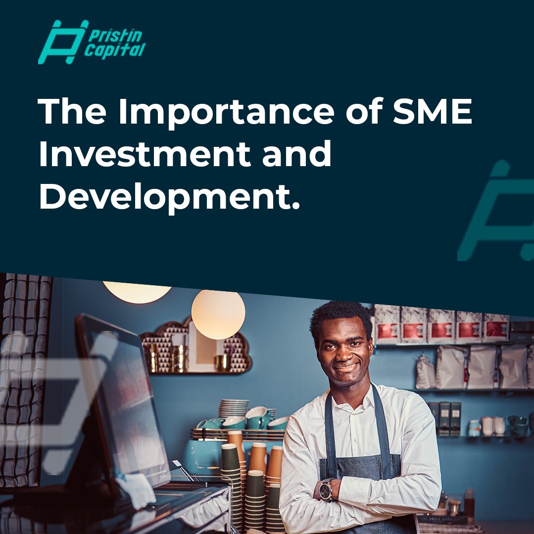 PristinCapital's tweet photo. SME investment and development is essential for economic growth and job creation in Nigeria. 

At Pristin Capital, we are committed to supporting SMEs and helping them reach their full potential.

#smeinvestment #pristincapital #smeinvestmentopportunities https://t.co/9QF43TkJyq