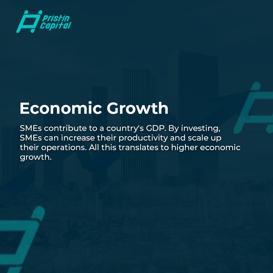 PristinCapital's tweet photo. SME investment and development is essential for economic growth and job creation in Nigeria. 

At Pristin Capital, we are committed to supporting SMEs and helping them reach their full potential.

#smeinvestment #pristincapital #smeinvestmentopportunities https://t.co/9QF43TkJyq