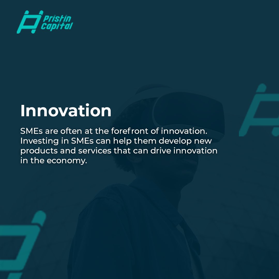 PristinCapital's tweet photo. SME investment and development is essential for economic growth and job creation in Nigeria. 

At Pristin Capital, we are committed to supporting SMEs and helping them reach their full potential.

#smeinvestment #pristincapital #smeinvestmentopportunities https://t.co/9QF43TkJyq