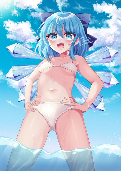 チルノのおなか  #いいおなかの日