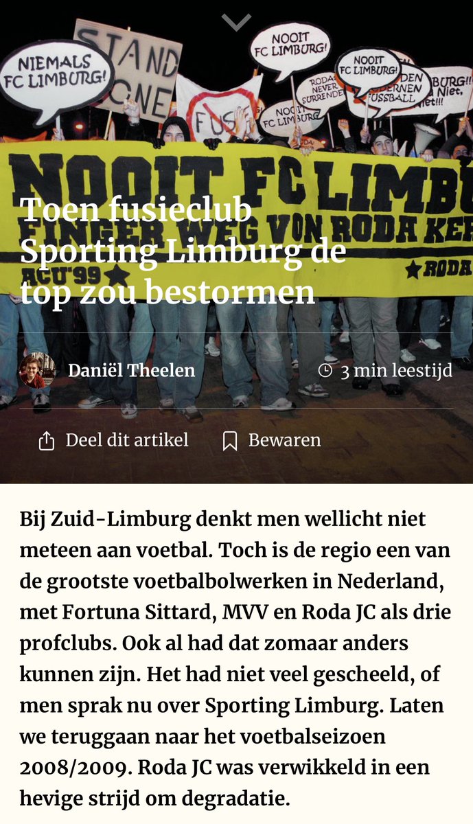 TheGeorge_app's tweet photo. Weet u het nog? @SportingLimburg zou de ranglijsten bestormen… @DanielTheelen @FortunaSittard @RodaJCKerkrade https://t.co/DIrhBLuNoH