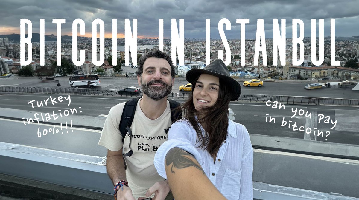OUR VERY FIRST MIDDLE EAST VLOG IS OUT!

We've touched down in Istanbul, the heart of Turkey, one of the world's most inflation-affected countries. 

Watch as we uncover how #Bitcoin is making waves in this vibrant city! 🇹🇷 HERE 👇
youtube.com/watch?v=0-lN2w…