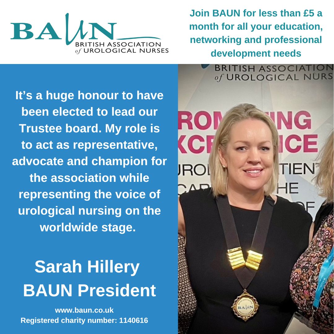 Sarah Hillery is BAUN President. See what she has to say about BAUN and her role below 👇 

Join BAUN today for less than £5 per month 👉 buff.ly/3j4WpTS 

#Urology #Urologist #UrologyAssociation