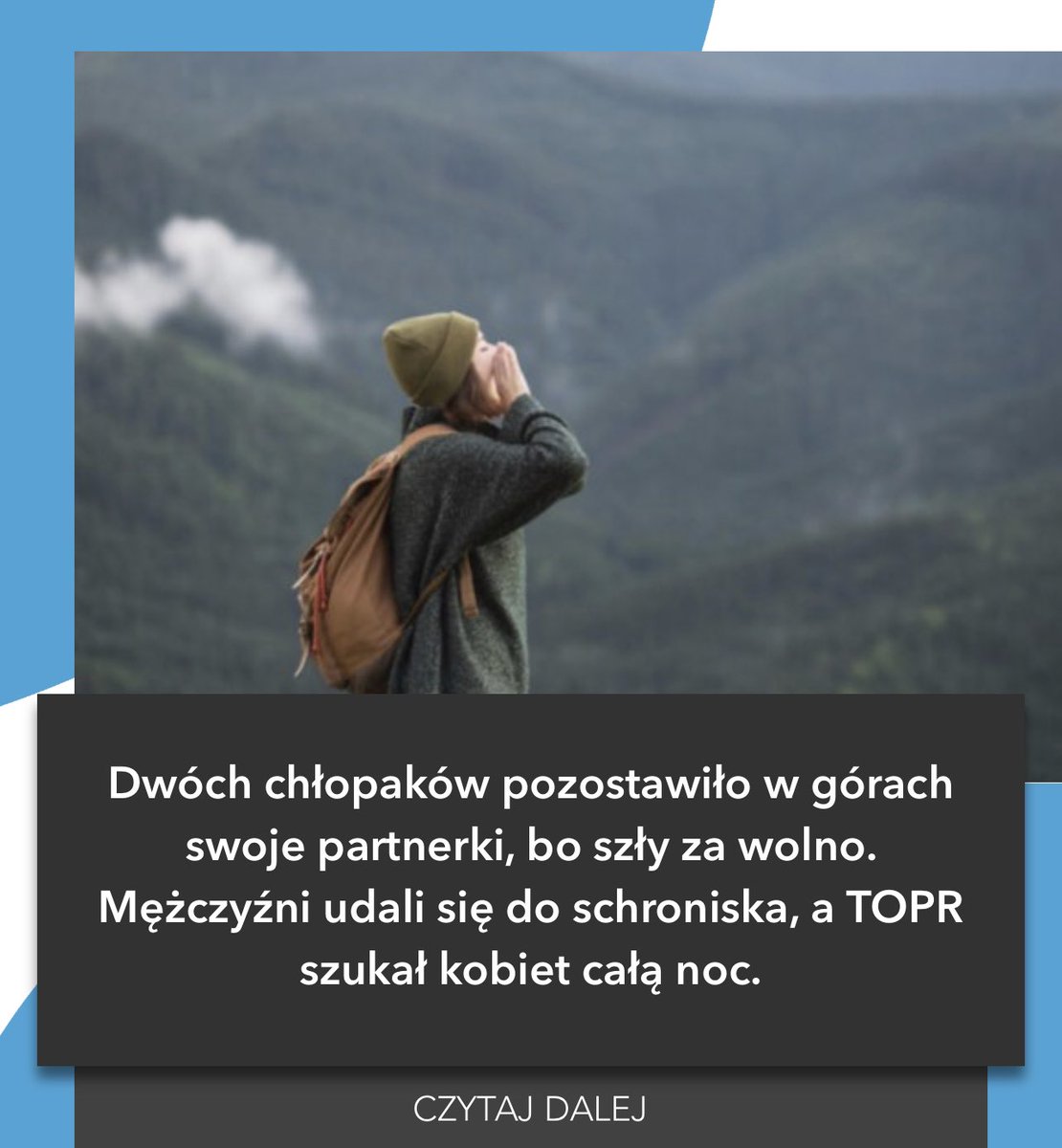 Zaginione turystki nie miały sprzętu zimowego oraz żadnego dodatkowego źródła światła. "Dopiero ok. 3:00 nad ranem ratownicy natrafili na turystki w Pańszczyckiej Kolebie pod przełęczą Krzyżne. Po ogrzaniu sprowadzono obie kobiety do schroniska Murowaniec.