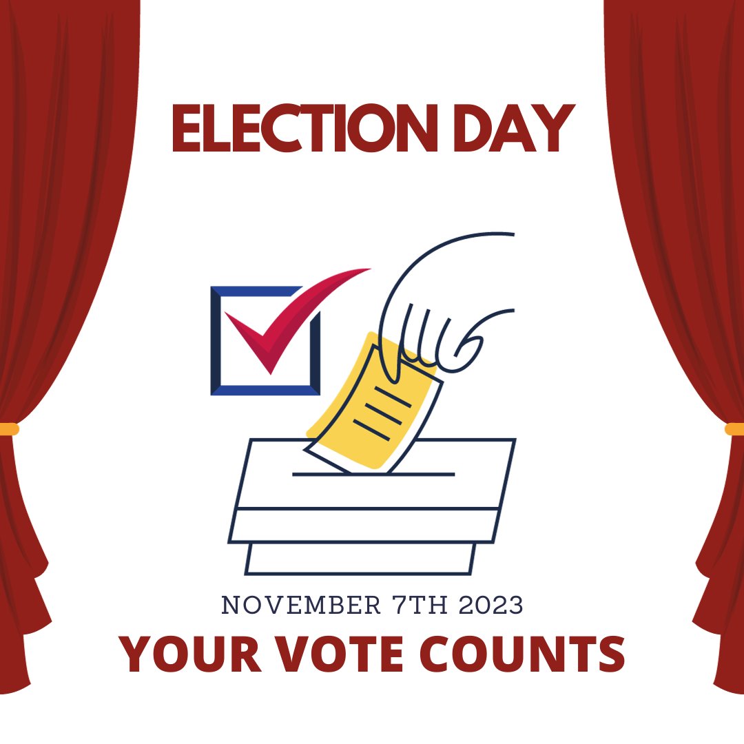 Good Morning, City of Gaithersburg. It's Election Day!! The polls opened today at 7AM and will remain open until 8PM at the Activity Center at Bohrer Park. Not yet registered to vote? You can register and vote TODAY! Your voice matters and your vote counts. See you at the polls!