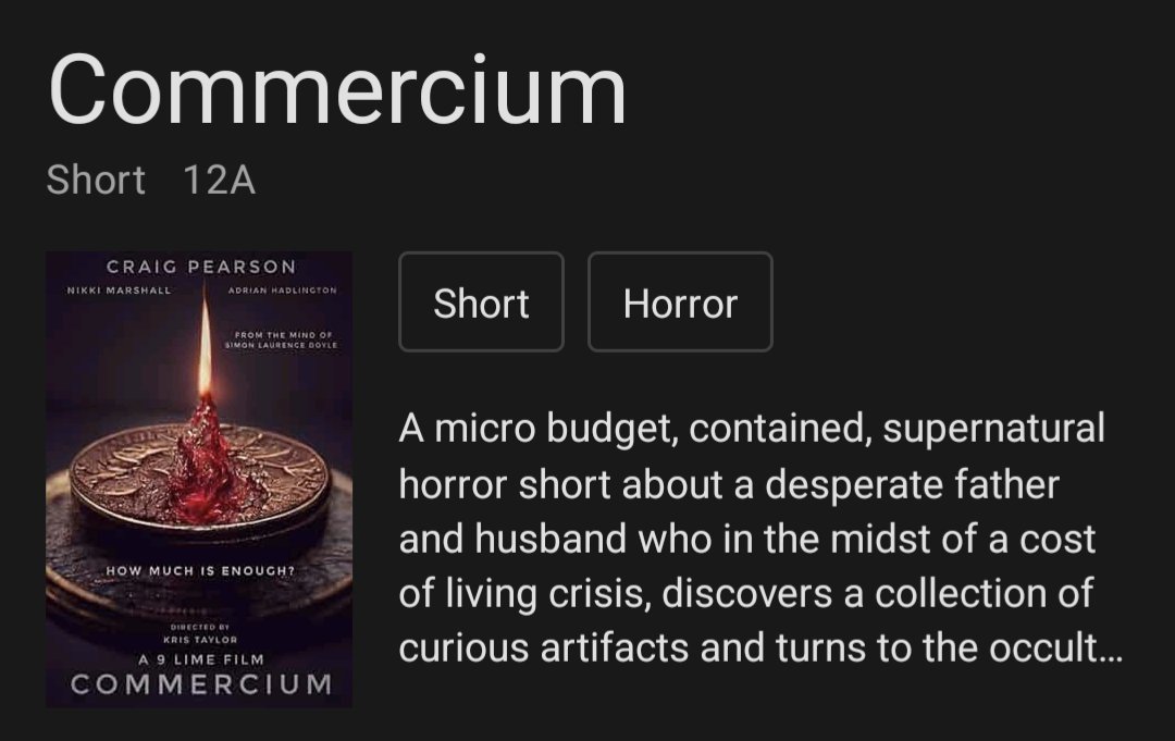 Kris_Taylor80's tweet photo. So close to finishing this now. Like, maybe tonight kinda close 👀😅 #CommerciumFilm #shortfilm #horror 🕯️👹🪙 #howmuchisenough https://t.co/NQnFXXzTQg