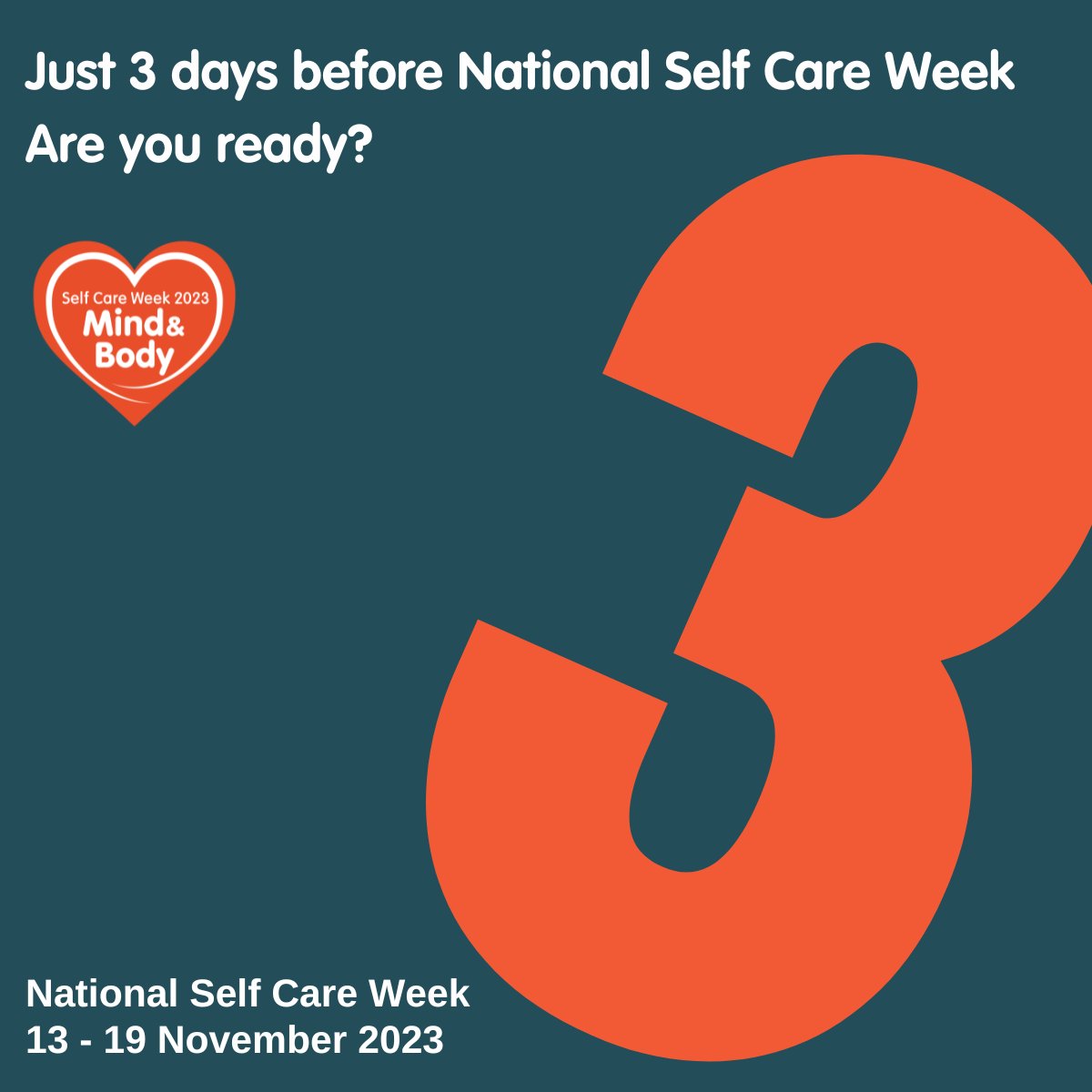 Just 3 days to go before National #SelfCareWeek there's still time to plan your activities. Take a look at our website for resources and our icon. bit.ly/2UM6V0m @NHSYouthForum @StNurseProject @NHSMillion @Pers_Care @REENABARAI @rita1b @DrRadhaModgil @Michaelwsh