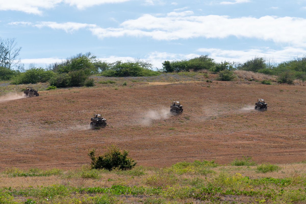 2eRpima's tweet image. #FARDIER #NEW 
Aérotransportable, aérolargable, héliportable et tout terrain, le tout nouveau véhicule FARDIER sillonne déjà les pistes de l’île intense 🇷🇪.
Taillé pour l’intervention en urgence, le 2e RPIMa 🇫🇷 forme ses paras à la conduite de ce nouvel engin ⚔️👊.