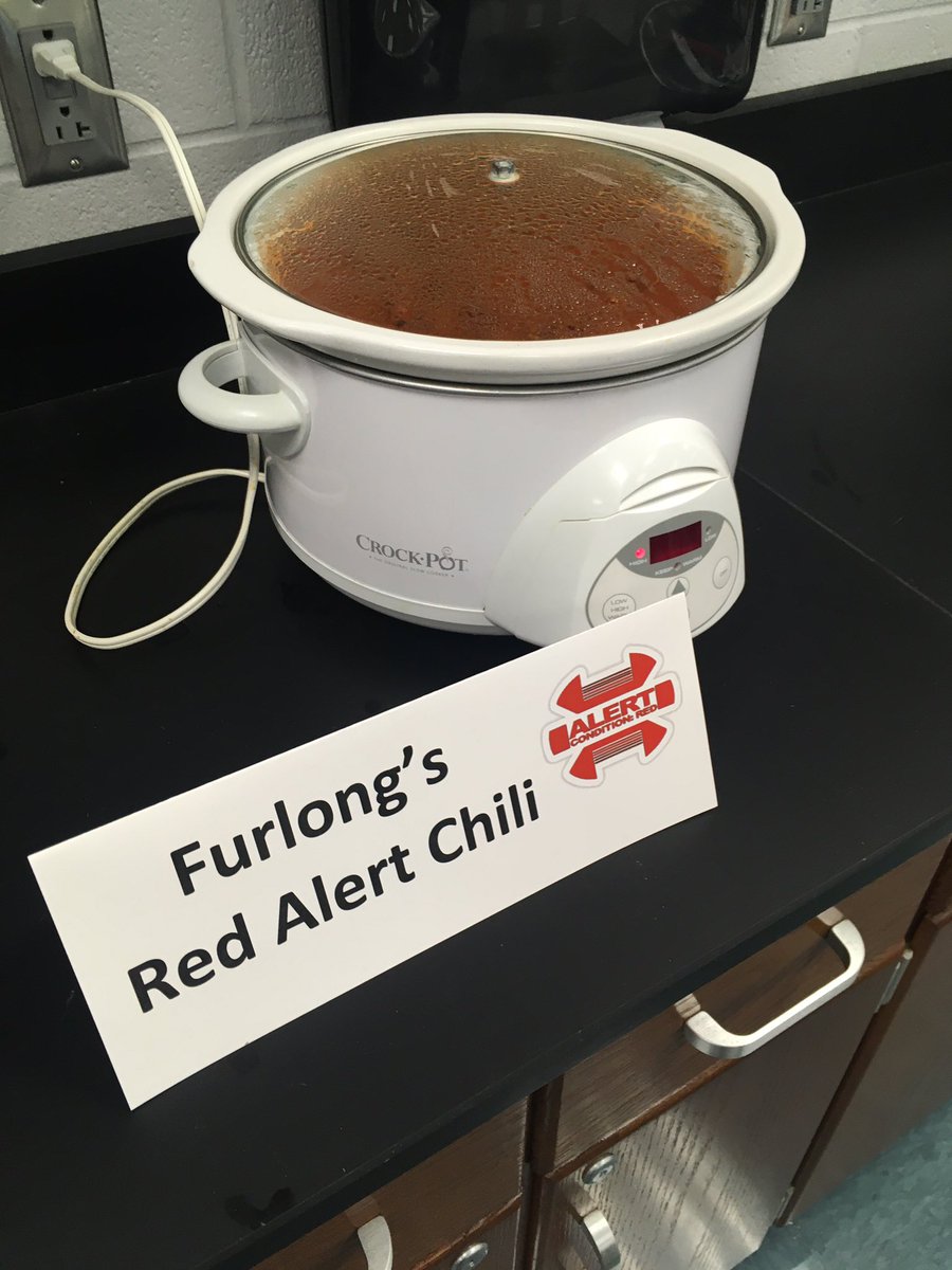 All set to win this year’s #OtsegoKnights PD day #ChiliCookOff