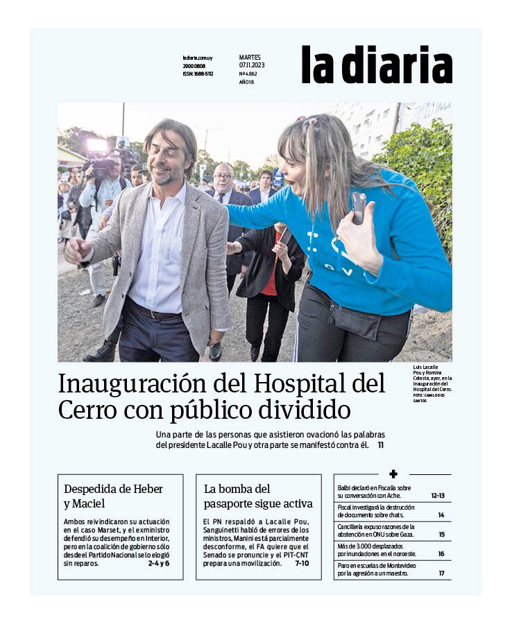 Camilodsa77's tweet photo. Tapa 7 / 11 / 23 https://t.co/CE898rQmV6