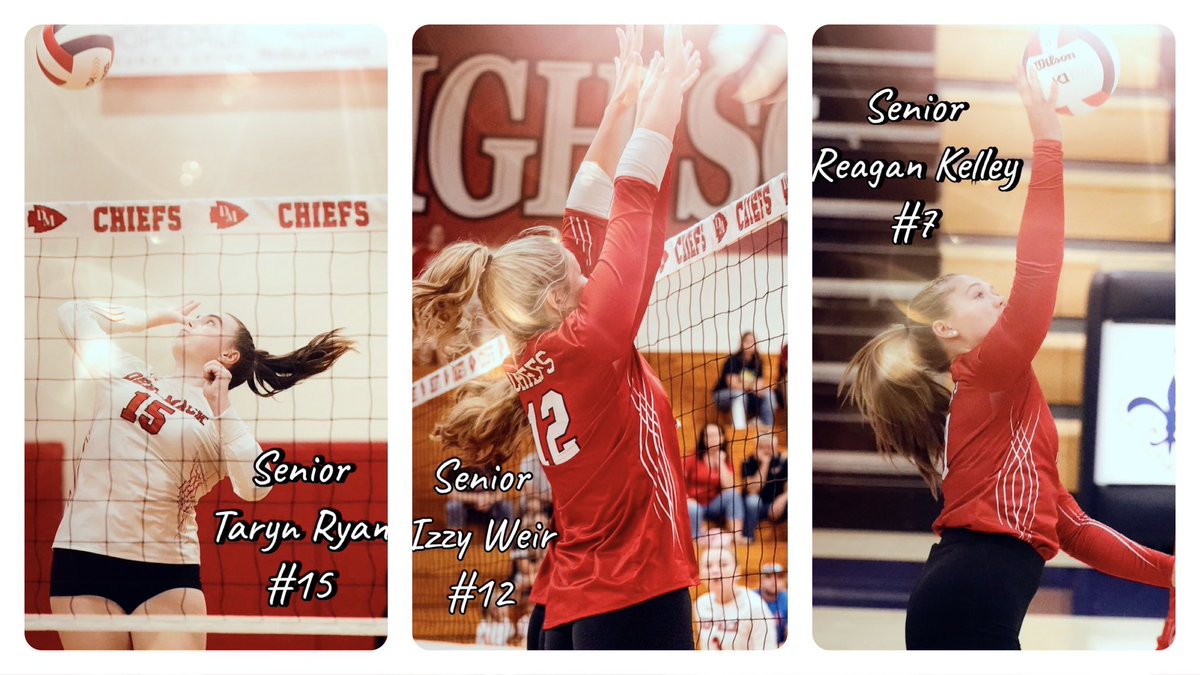 deemackchiefsvb's tweet photo. CONGRATULATIONS to our HOIC All Conference team members! 🥳

1st team: Taryn Ryan @taryn_ryan15 
2nd team: Izzy Weir @WeirIzzy 
Honorable mention: Reagan Kelley @reagank29 https://t.co/rxuINU2TSu