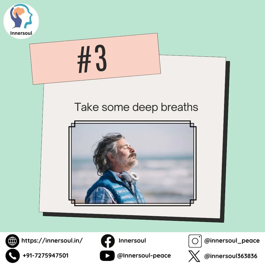 innersoul363836's tweet image. Some practical strategies for overcoming overthinking. 🔁

#overcomeoverthinking #overthinking #mentalwellbeing #MentalHealthMatters #mentalhealthawareness