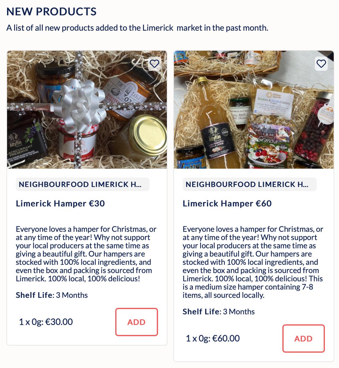 Love to see these new Limerick Hampers now available from @NeighbourfoodL - we have amazing food and drinks producers across the city and county, this is a fabulous gift to give, or to receive! #limerickfood @LimerickFoodGrp @leo_limerick