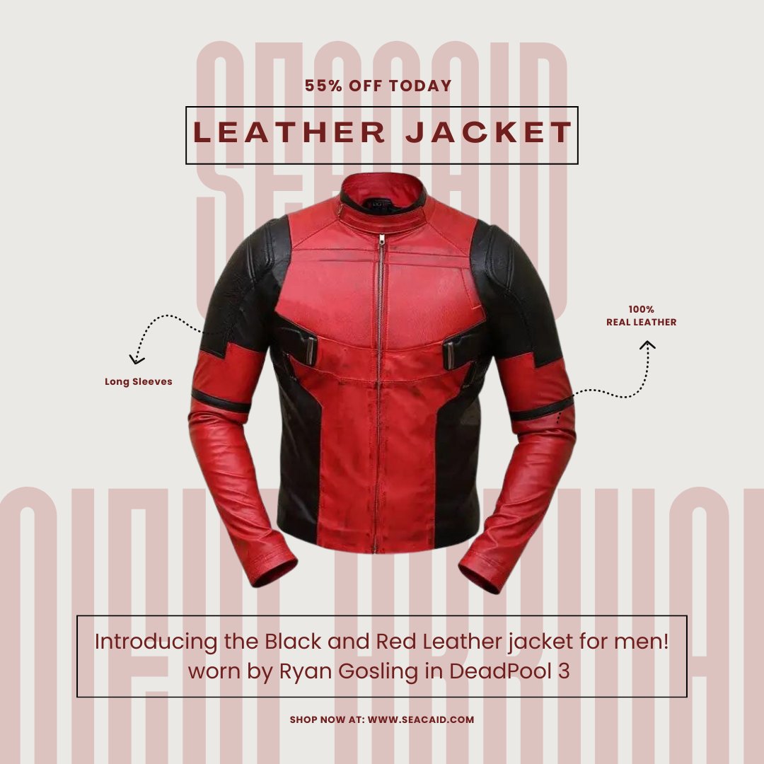 𝐒𝐄𝐀𝐂𝐀𝐈𝐃 (Deadpool 3 Leather Jacket)

𝗣𝗿𝗶𝗰𝗲: $239.98
𝗔𝗳𝘁𝗲𝗿 𝗦𝗮𝗹𝗲 𝗣𝗿𝗶𝗰𝗲: $89.98 – $119.98

seacaid.com/product/deadpo…

#Deadpool3LeatherJacket #Leatherjacket #RyanGoslingjacket #Winteressentials #comfortableleather #mensfashion #Realleather #Christmasfashion