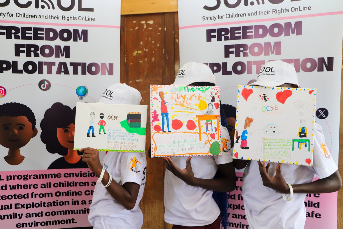 tdhnl_africa's tweet photo. The TdH NL SCROL team, in partnership with CLK, successfully organised a child-led art event on 2nd and 3rd November 2023, in a primary school in Kisumu county, Kenya.🧕Join our movement to raise awareness on OCSE and safety of children online. #OnlineSafetyChampions #EndOCSE https://t.co/uScCkQ4ejn