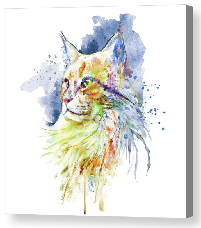 Captivate your walls with this watercolor portrait of an orange Maine Coon cat! Perfect for feline lovers, this one-of-a-kind wall art piece pays homage to the grace and majesty of these magnificent creatures. #MaineCoonLove #CatArt #GiftIdeaForPetLover 
fineartamerica.com/featured/orang…