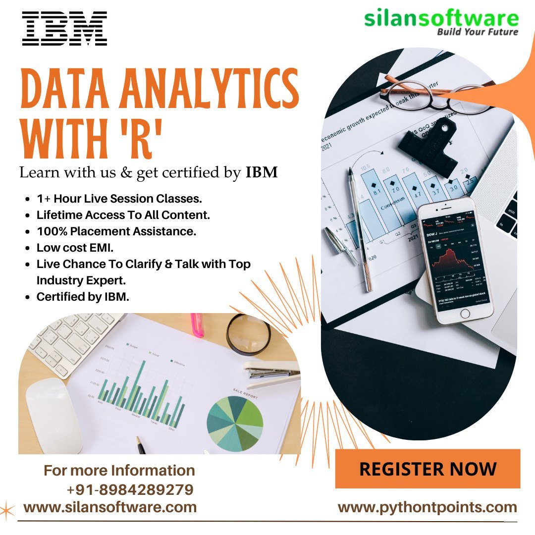SilanSoftware's tweet image. Being yourself a step forward into the fields of Data Analytics with a 60 Days Course of R Programming..
Do Register Now....
#dataanalyst #DataAnalytics #dataanalyticscourse #learn #learning #learnwithus #education #educate #traininginstitute #softwaretraining #learn