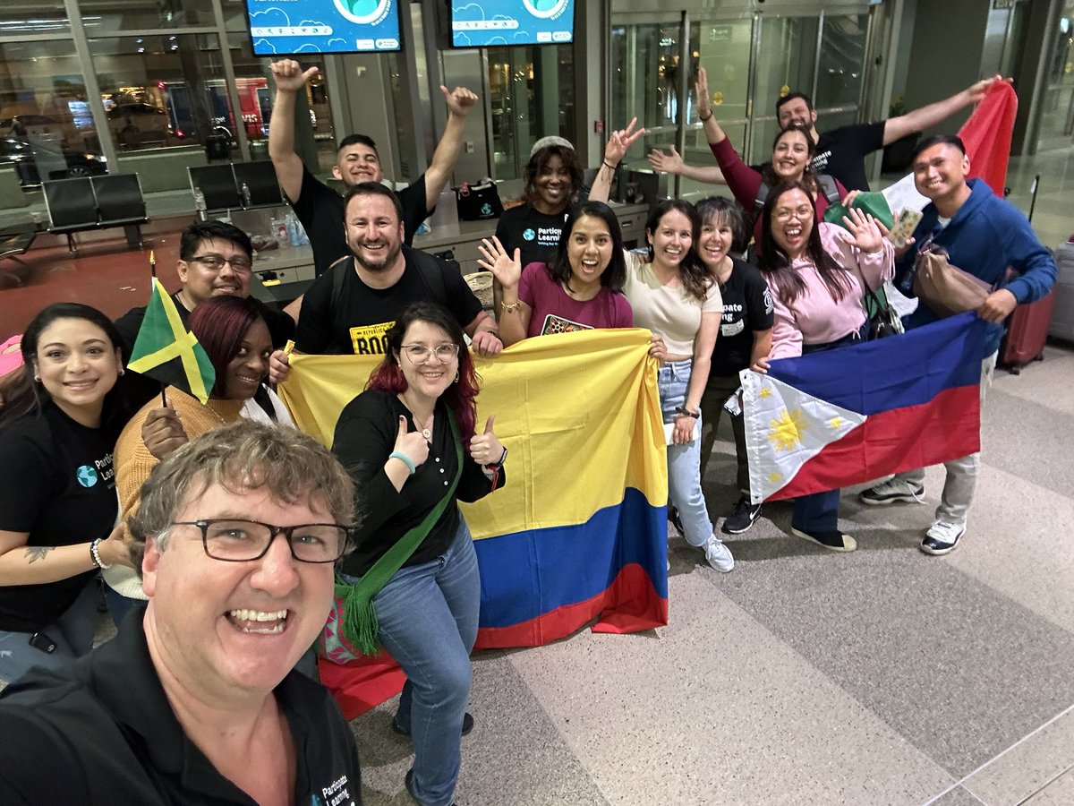 Officially my first photo in the States with @ParticipateLrng when they welcomed us at Raleigh Airport! 
#PlOrientation2023 #UnitingOurWorld