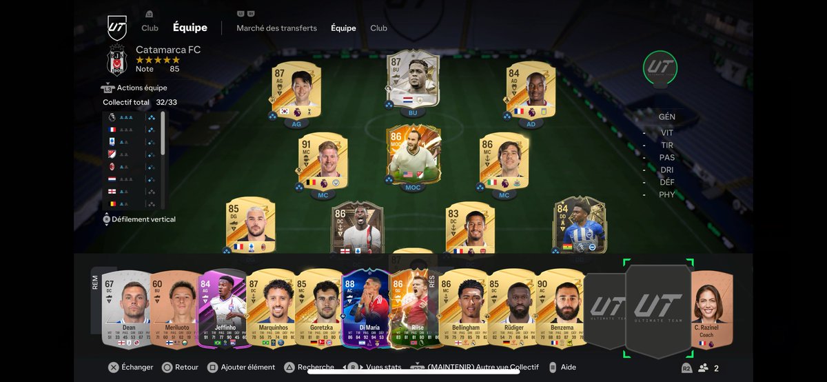 LucianoCroin's tweet photo. @ThipOff Salut Thip voici mon équipe full invendable j’ai 900k de budget je suis div 4 j’étais div2 a l’ancienne saison je fais 11 en ut champion je joue en 4321 je sais vraiment pas quoi faire de mes crédit https://t.co/UlCg4VGwYg