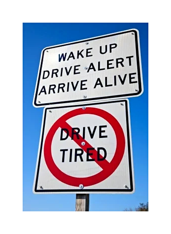 U snooze, u loose. (I mean, literally, in this case). #drivealert #sleepfirst #ddpw