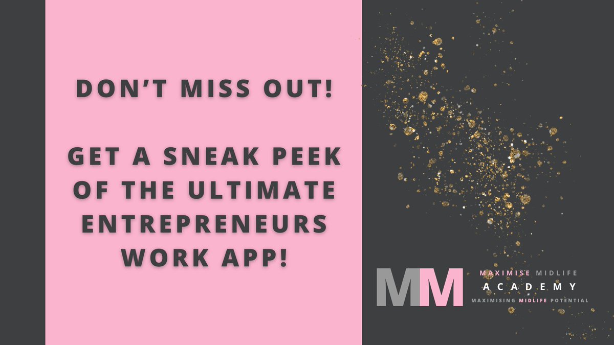 Say goodbye to group fatigue and hello to a new chapter in your small business journey.

Connect with us for a supportive, inspiring community that prioritizes your well-being and success. 🚀📷 

maximisemidlifecoaching.com/demo 

#BusinessCommunity