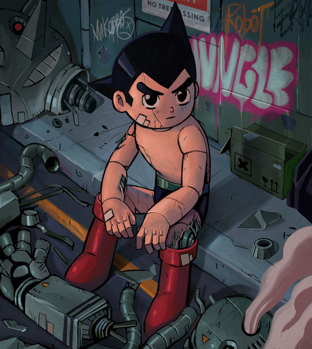 Atom fan art I did After watching Netflix "Pluto" adaptation, I have to say that I was completely mind blown by the show, one of the the best works Netflix has done so far 🔥🔥