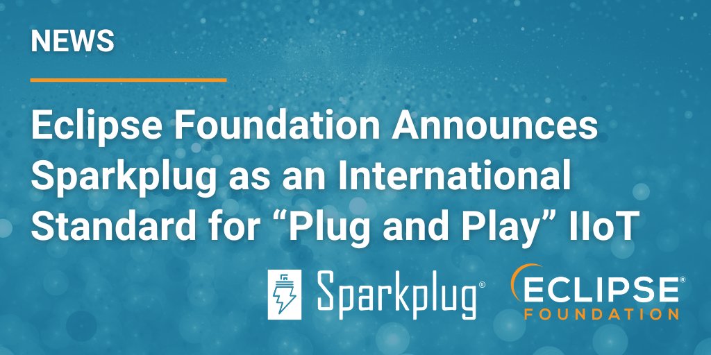 EclipseFdn's tweet image. The #Sparkplug 3.0 specification has been published as an ISO/IEC International Standard. Learn more about what this means for the #IIoT industry in this announcement: hubs.la/Q027YwqB0 @SparkplugWG #IoT #IIoT #opensource #EclipseFdn