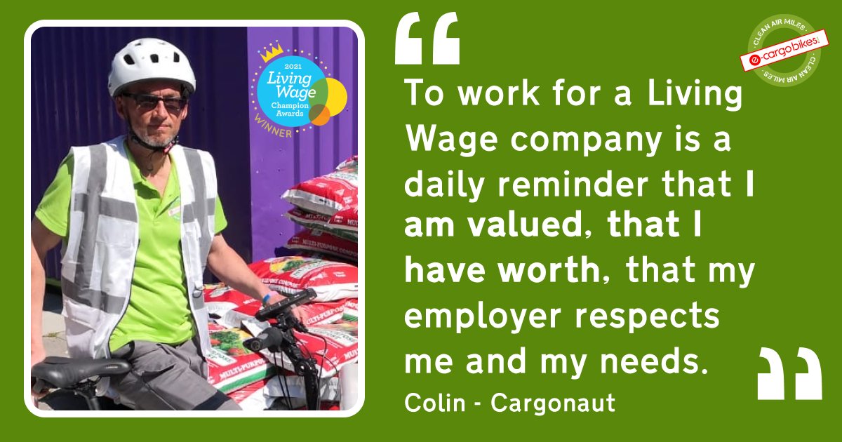 We are proud to be part of the Living Wage movement #livingwageweek

#londonlivingwage #cycledelivery #cargonauts #cyclecouriers #bikecourier #loveyourjob
#collectivebenefits 
#livingwage #reallivingwage