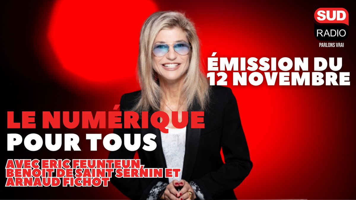 Vous avez manqué "Le numérique pour tous" avec <a href="/VanessaPerez_VP/">Vanessa Perez</a> et ses invités ? 

Retrouvez l'émission intégrale : sudradio.fr/programme/le-n…