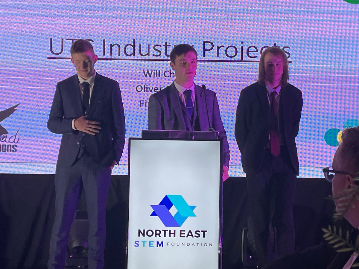 UTCSouthDurham's tweet photo. Well done to current Year 11 student Scarlett and former students Will, Oliver and Finley for speaking at the North East STEM Foundation charity dinner!

Over £60,000 was raised, which will help support students in the north east access STEM Education.

#ThinkUTC https://t.co/IlyuuZL9b7